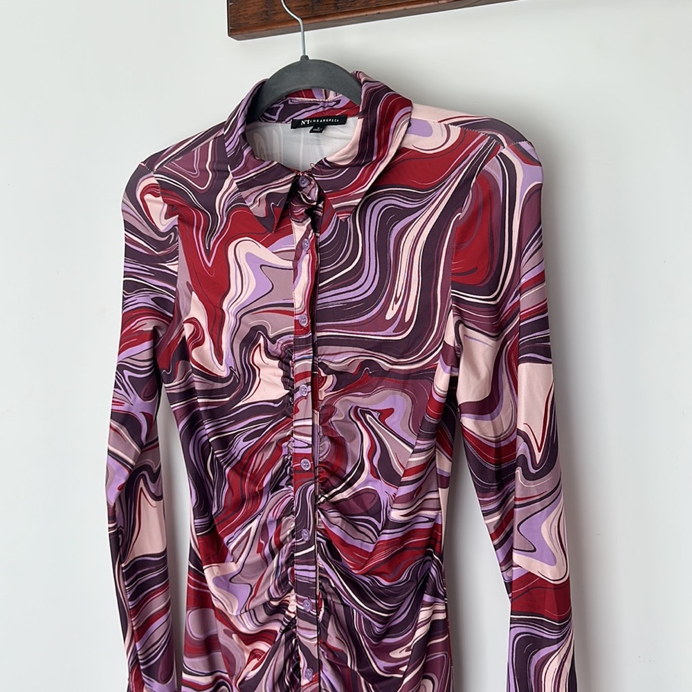 BUTTON UP DRESS - Picture 3 of 4